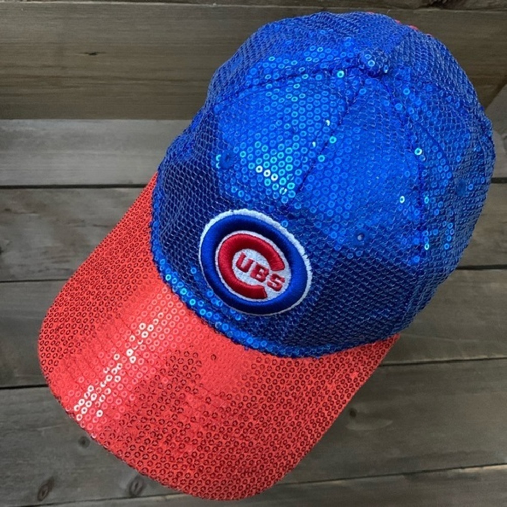 CHICAGO CUBS Victoria's Secret PINK LIMITED EDITION BLING SEQUIN SPARKLE 2TONE - Picture 3 of 15